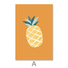 Tropical Fruities Canvas Art Clock Canvas