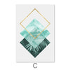 Tropical Geometry II Canvas Art Clock Canvas