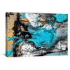 Turquoise Sonata Canvas Art Clock Canvas