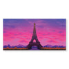 Twilight Paris Canvas Art Clock Canvas