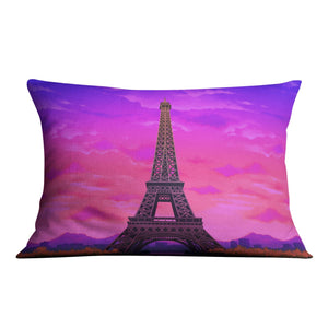 Twilight Paris Cushion Cushion 48 x 33cm Clock Canvas