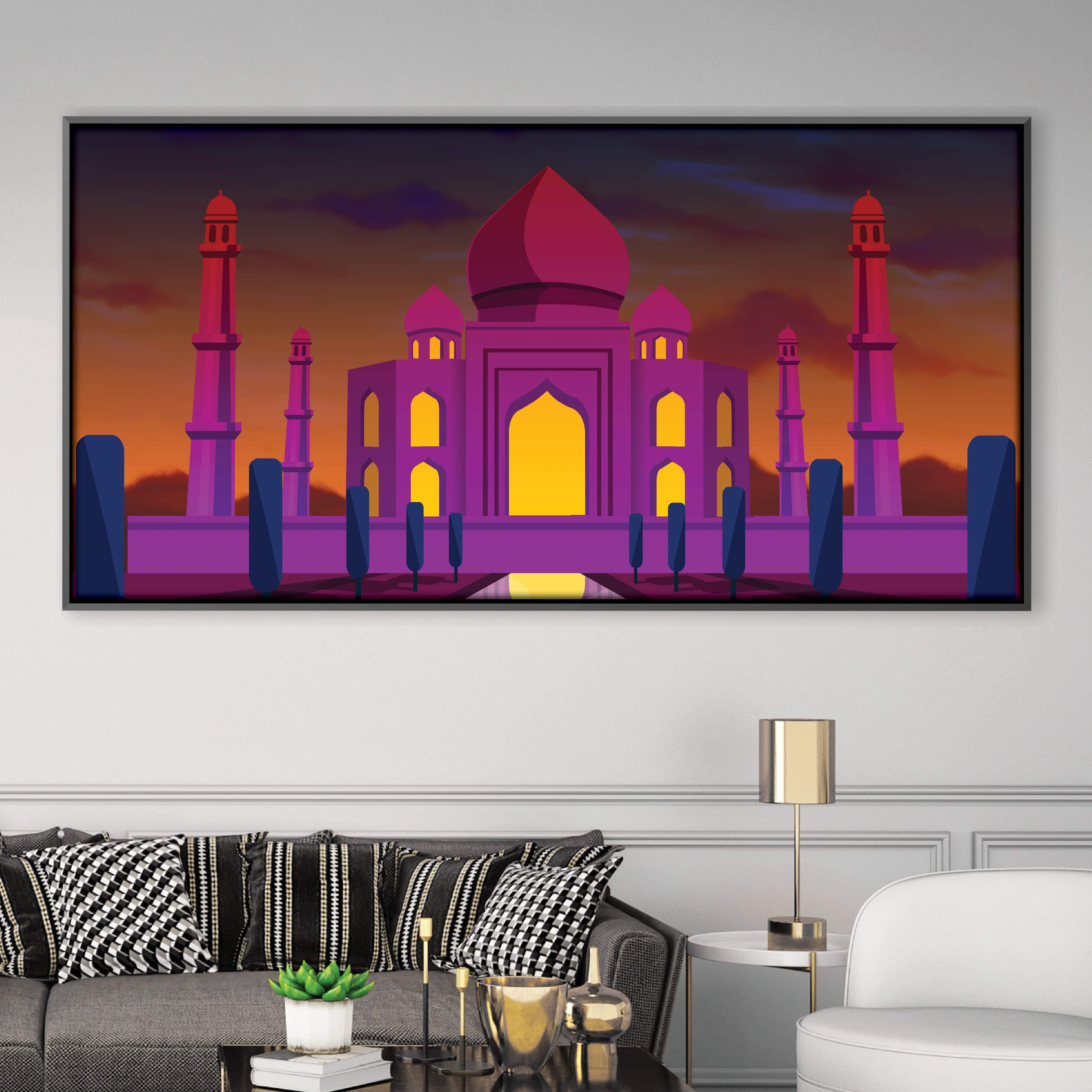 Twilight Taj Mahal Canvas product thumbnail