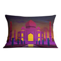 Twilight Taj Mahal Cushion Cushion Cushion Landscape Clock Canvas