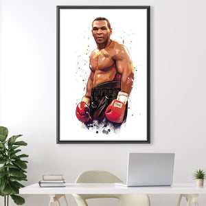 Tyson the Boxer Canvas Art 30 x 45cm / Unframed Canvas Print Clock Canvas