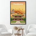 Ulaanbaatar Canvas - Studio 324 Art Clock Canvas