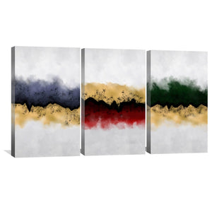 Uncovered Faith Canvas Art Set of 3 / 40 x 50cm / No Board - Canvas Print Only Clock Canvas