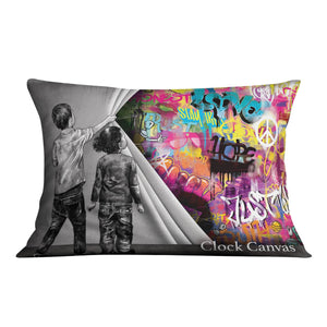 Uncovered Justice Collectors Cushion Stock Item Cushion Landscape / N/A / 13 Inches wide Clock Canvas