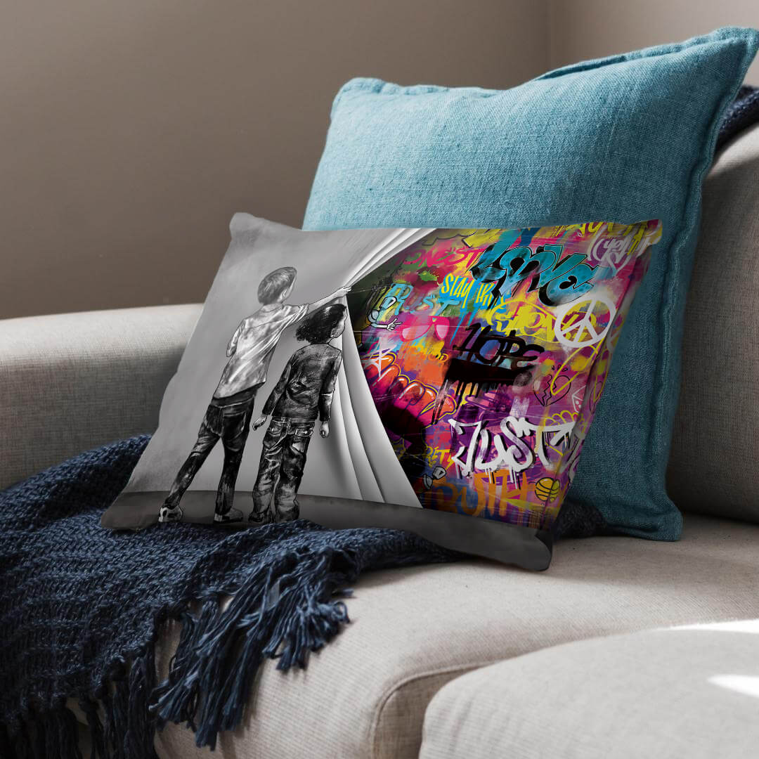 Uncovered Justice Cushion Cushion Cushion Landscape Clock Canvas