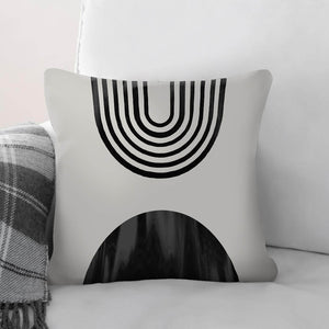Unique Shapes B Cushion Cushion 45 x 45cm Clock Canvas