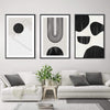 Unique Shapes Canvas Art Clock Canvas