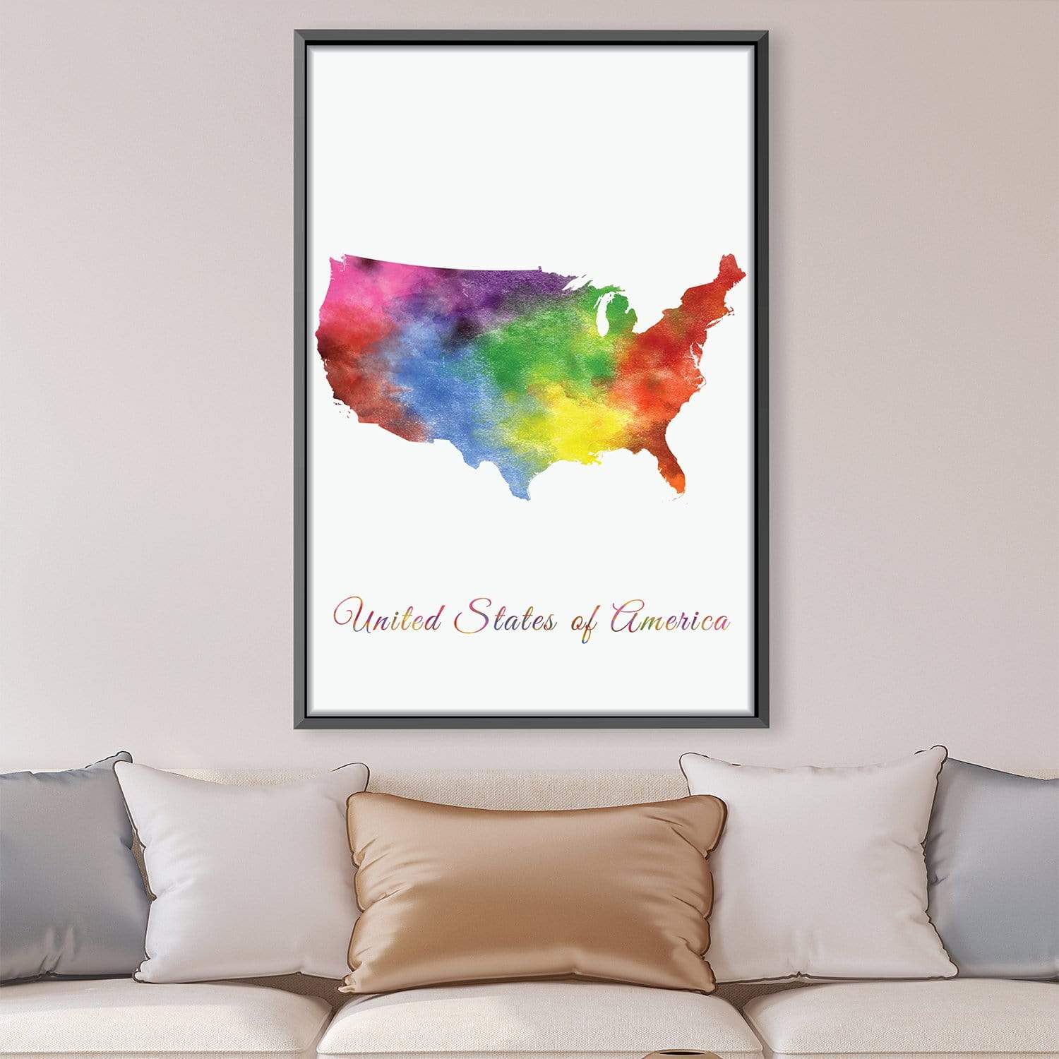 United States of America Rainbow Canvas product thumbnail