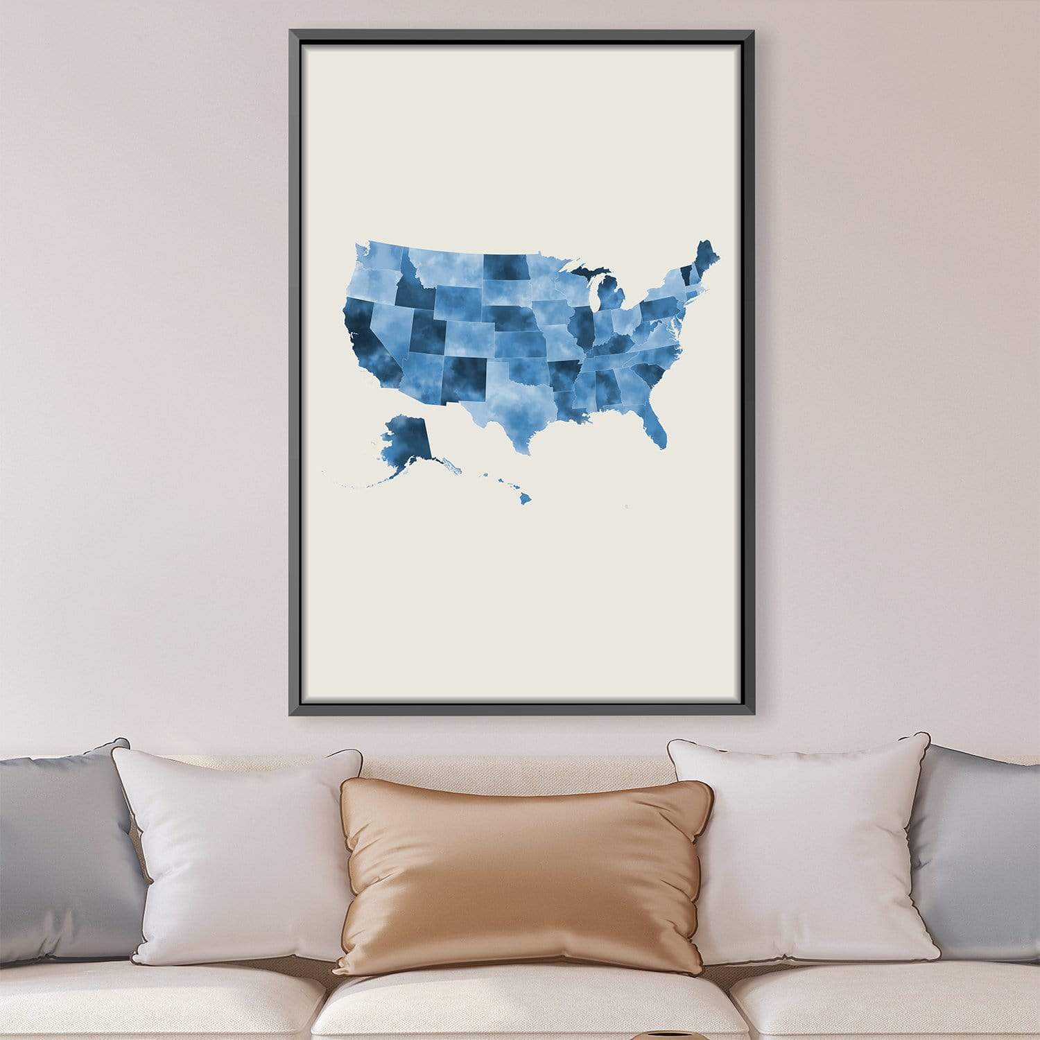 United States of America Watercolor Canvas product thumbnail