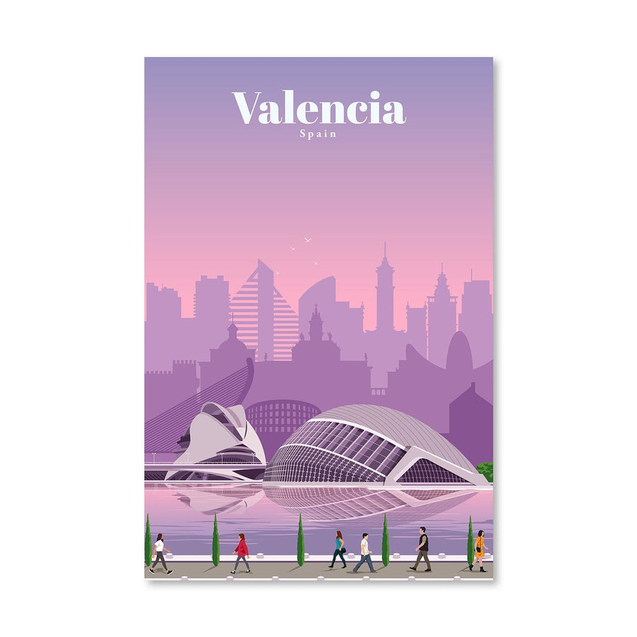 Valencia Canvas - Studio 324 Art Clock Canvas