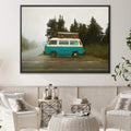 Van Trips Canvas Art Clock Canvas
