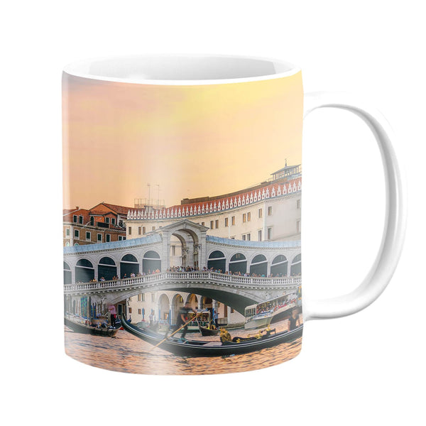 Venice Bridge Mug Mug White Clock Canvas