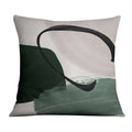 Verde Montage Cushion Cushion Cushion Square Clock Canvas