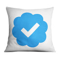Verified White Cushion Cushion 45 x 45cm Clock Canvas