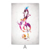 Vibing Musical Notes Canvas Art A / 40 x 60cm / Unframed Canvas Print Clock Canvas