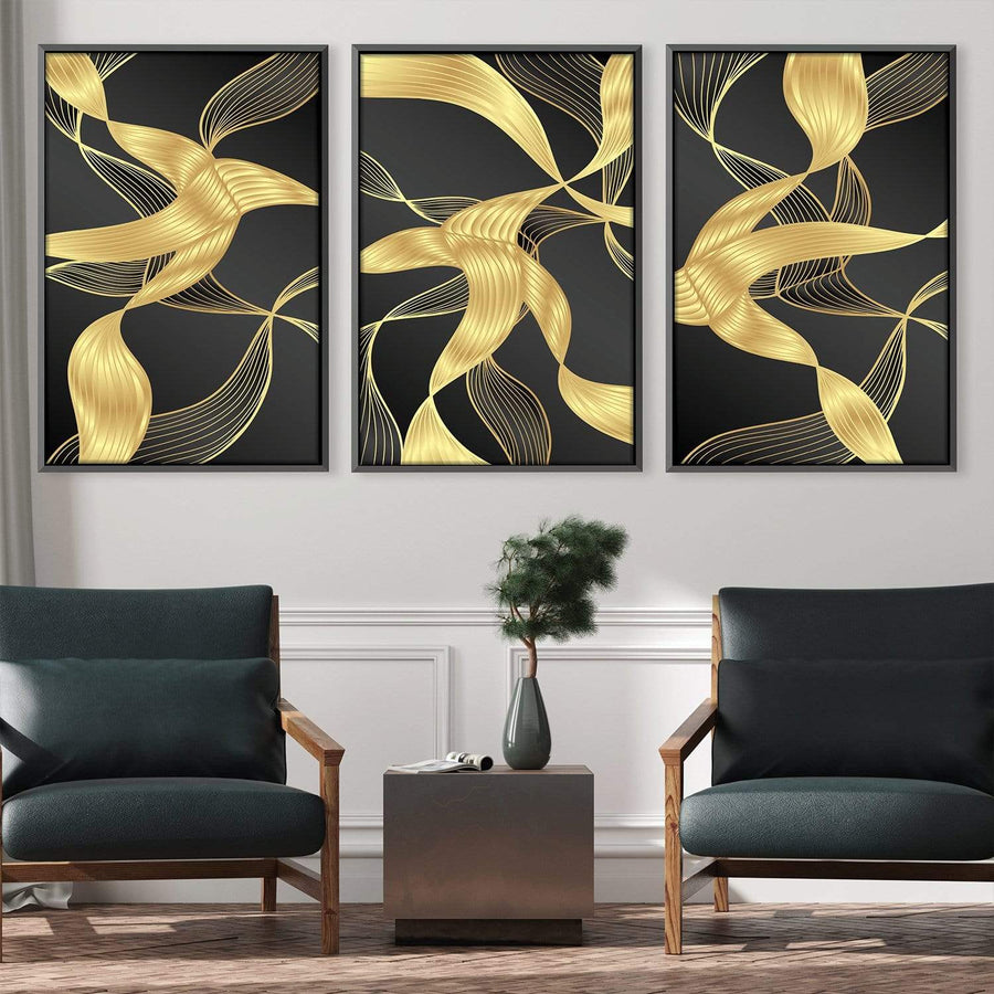 Vibrant Waves Canvas Art Clock Canvas