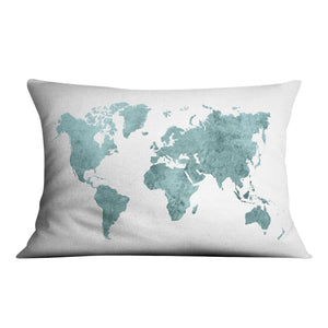 Vibrant World Map Cushion A Cushion Cushion Landscape Clock Canvas