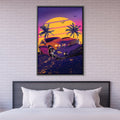 Vice Muscle Canvas Art Clock Canvas