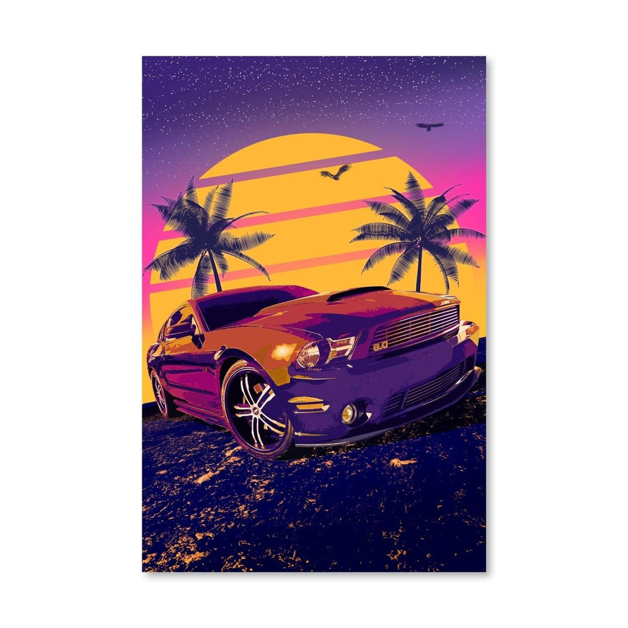 Vice Muscle Canvas Art Clock Canvas