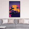 Vice Speed Canvas Art Clock Canvas