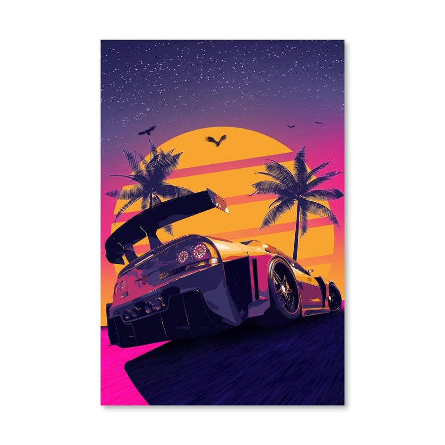 Vice Speed Canvas Art Clock Canvas