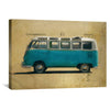 Vintage VW Canvas Art 45 x 30cm / Unframed Canvas Print Clock Canvas