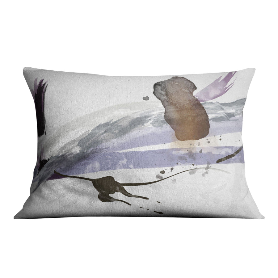 Violet Vision Cushion Cushion 48 x 33cm Clock Canvas