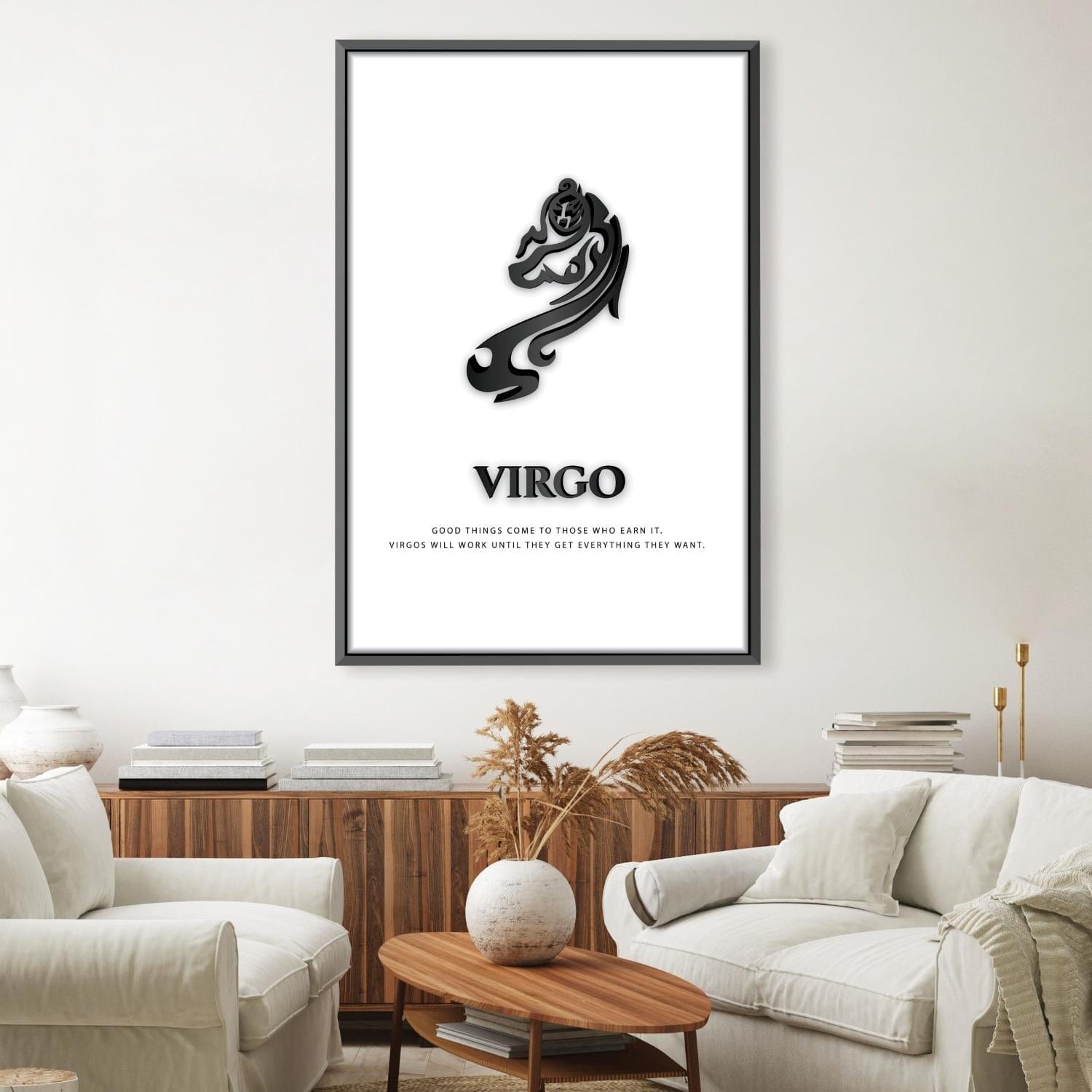 Virgo - White Canvas product thumbnail