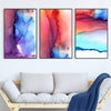 Viva Canvas Art Set of 3 / 40 x 50cm / No Board - Canvas Print Only Clock Canvas