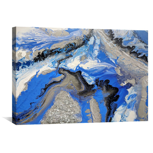 Vivid Geode Canvas Art Clock Canvas