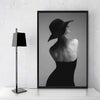 Vogue Woman Canvas Art Clock Canvas