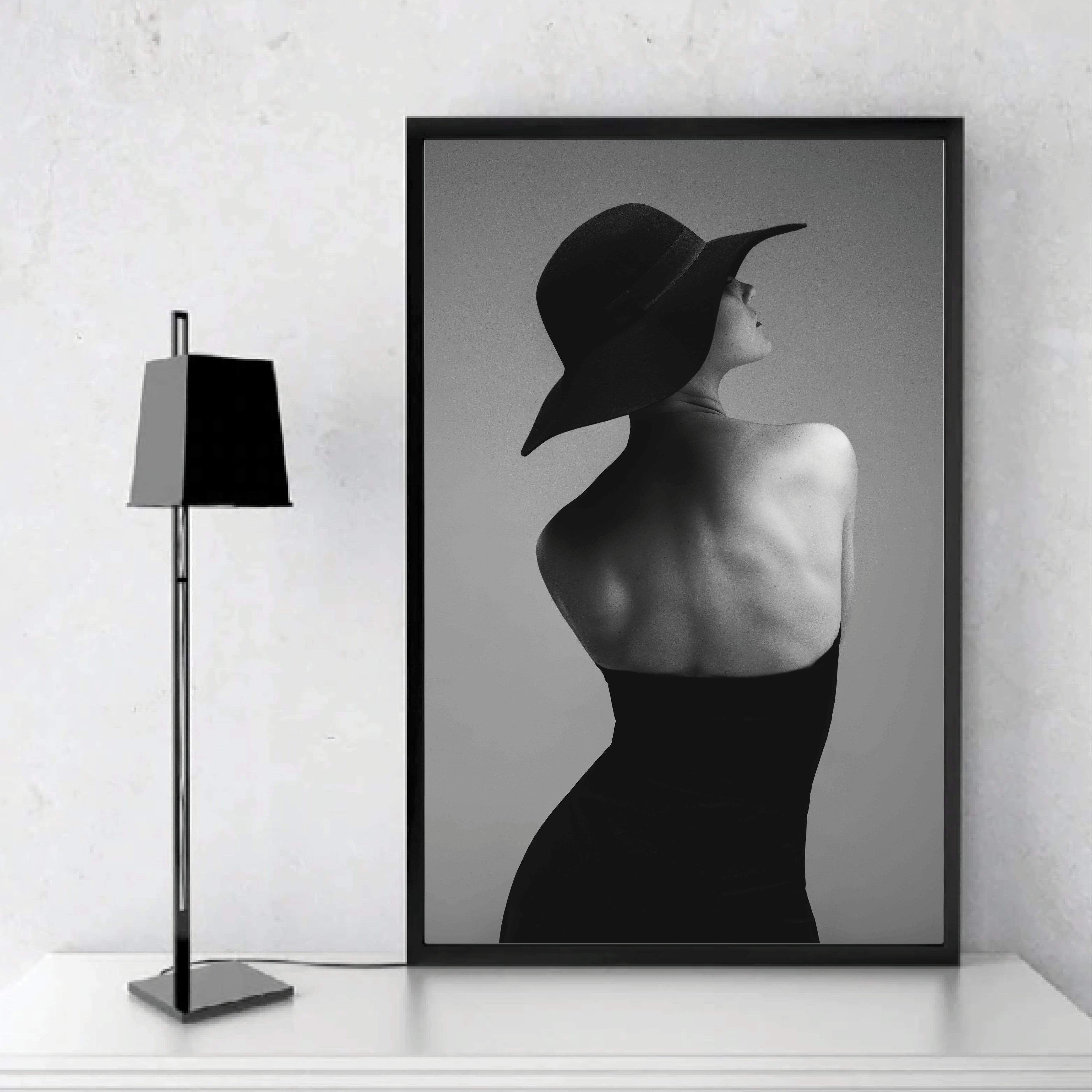 Vogue Woman Canvas Art Clock Canvas
