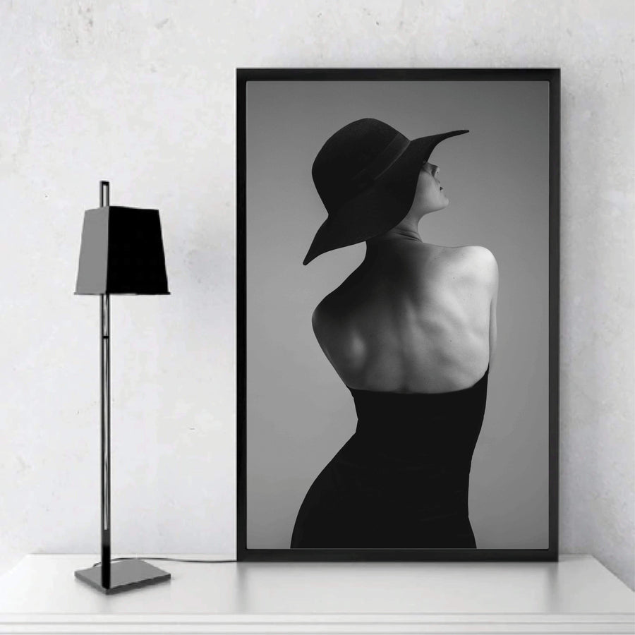 Vogue Woman Canvas Art Clock Canvas