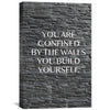 Walls Canvas Art 30 x 45cm / Standard Gallery Wrap Clock Canvas