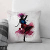 Watercolor Ballerina B Cushion Cushion Cushion Square Clock Canvas