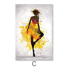 Watercolor Ballerina Canvas Art C / 40 x 60cm / Unframed Canvas Print Clock Canvas