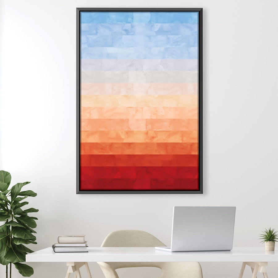 Watercolor Landscape 4 Canvas Art 30 x 45cm / Unframed Canvas Print Clock Canvas