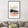 Watercolor Serenity Canvas Art Clock Canvas