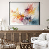 Watercolor Splash Canvas Art Clock Canvas
