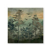 Watercolor Terrain Canvas Art Clock Canvas