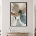 Watercolor Tones Canvas Art Clock Canvas