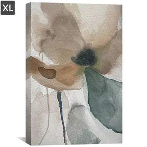 Watercolor Tones Canvas - XL Art Clock Canvas