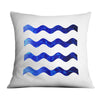 Wave Lengths C Cushion Cushion 45 x 45cm Clock Canvas