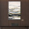 Waves of Gold Oil Painting Oil 30 x 45cm / Oil Painting Clock Canvas