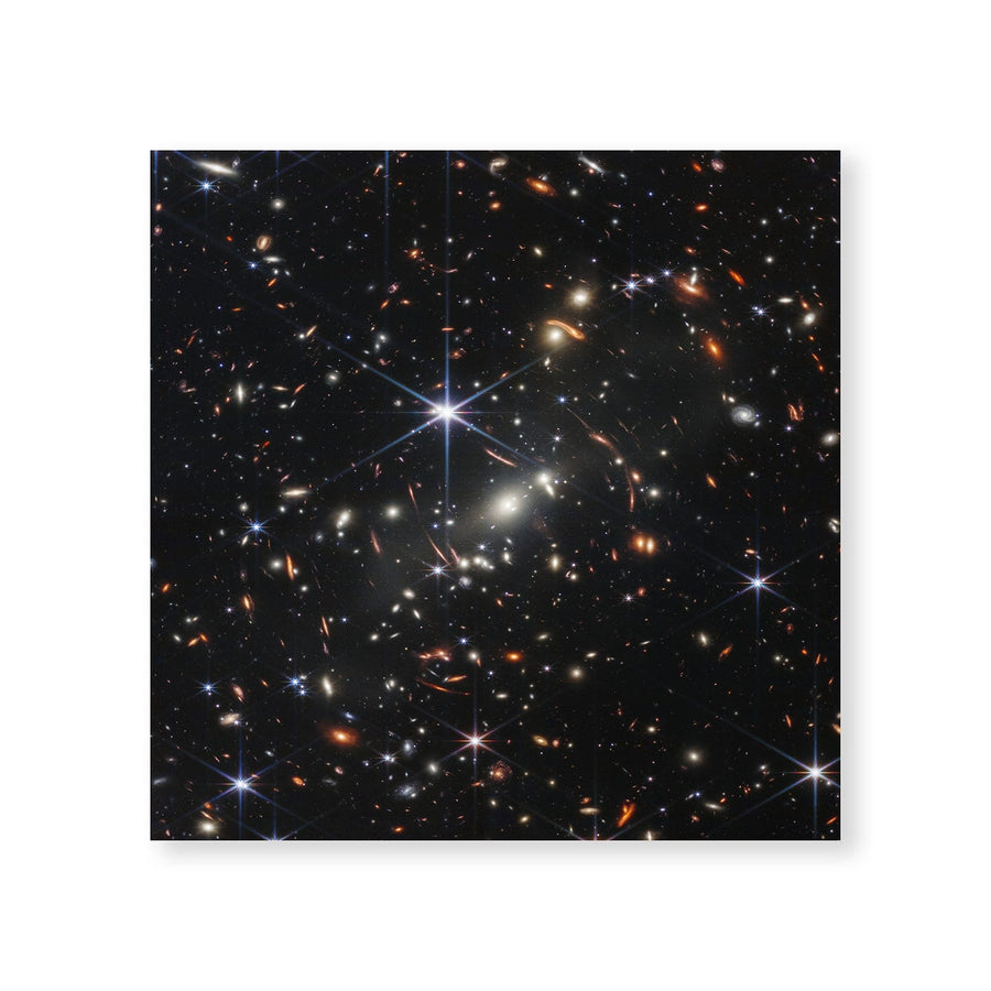 Webb's First Deep Field Canvas Art Clock Canvas