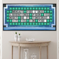 Wheel of Success Canvas Art Clock Canvas