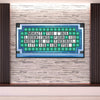 Wheel of Success Clock Canvas